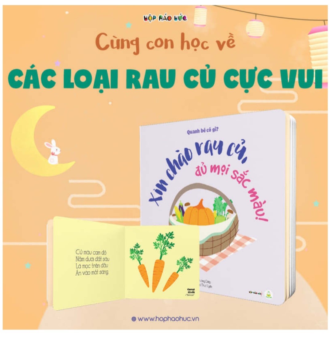 Combo Xin chào rau củ + Xin chào xe cộ