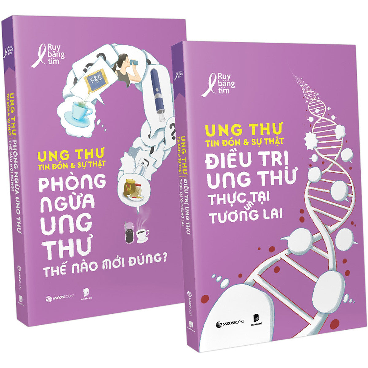 Bộ Sách 2 Cuốn: Ung Thư - Tin Đồn Và Sự Thật