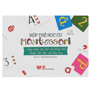 Hộp Thẻ Học Cụ Montessori - Làm Quen Với Chữ Cái Tv, Bước Đầu Đến Với Toán Học