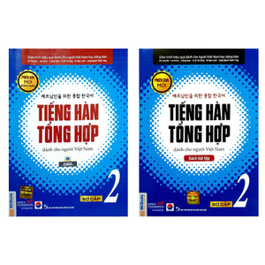 Combo 12 Cuốn Tiếng Hàn Tổng Hợp Dành Cho Người Việt Nam Bản Màu Tập 1,2,3,4,5,6 Kèm Sách Bài Tập